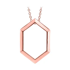 Hexagon Pendant Necklace