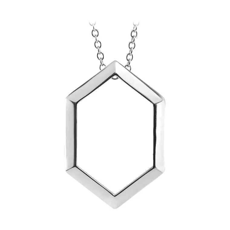 Hexagon Pendant Necklace