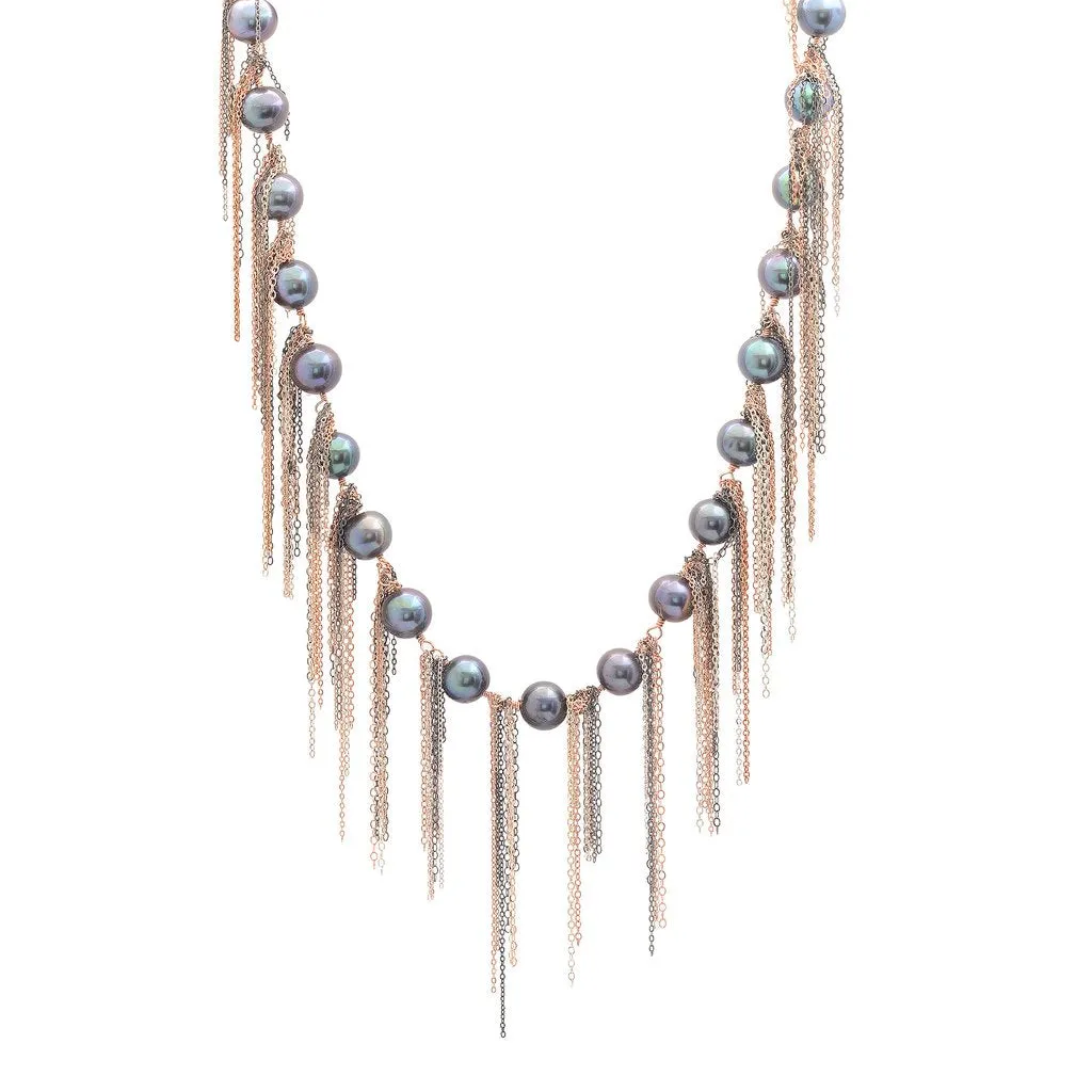 Ink Fringe 31" Necklace