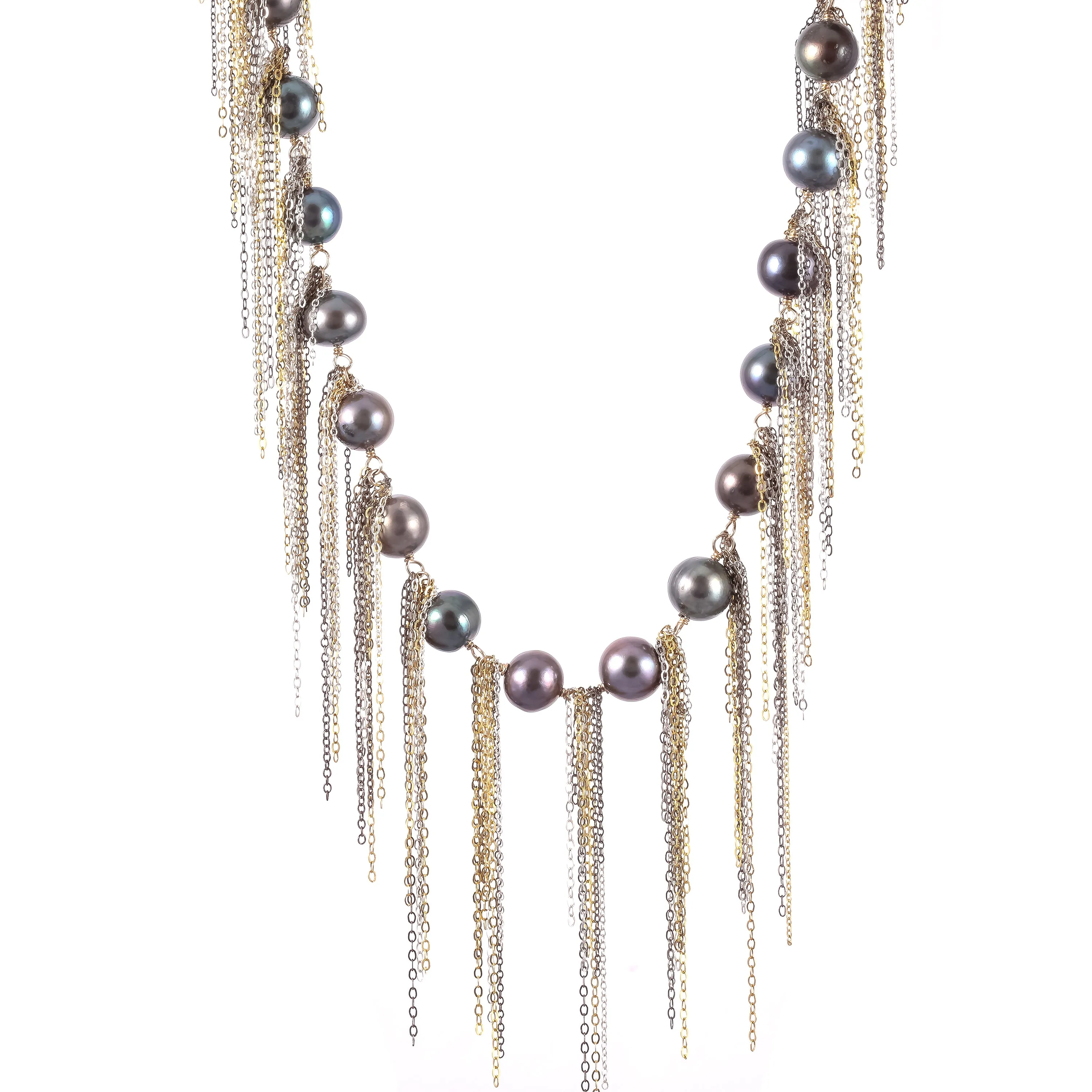 Ink Fringe 31" Necklace