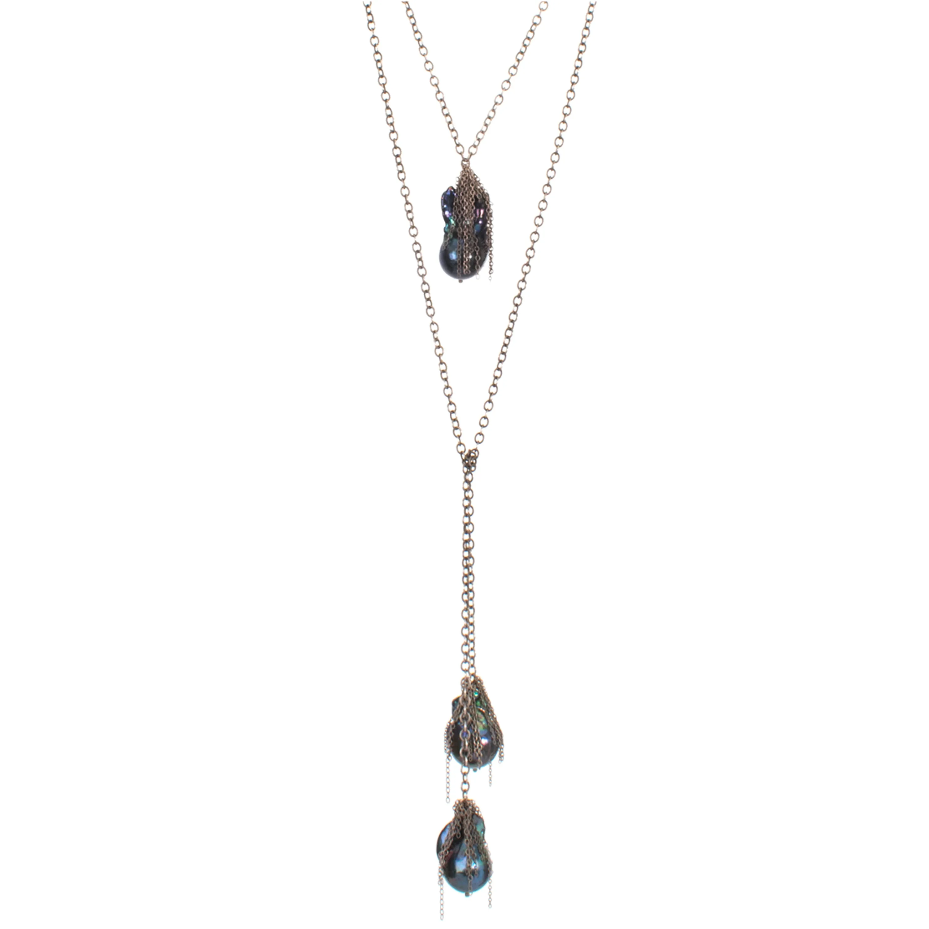 Ink Pearl Lariat