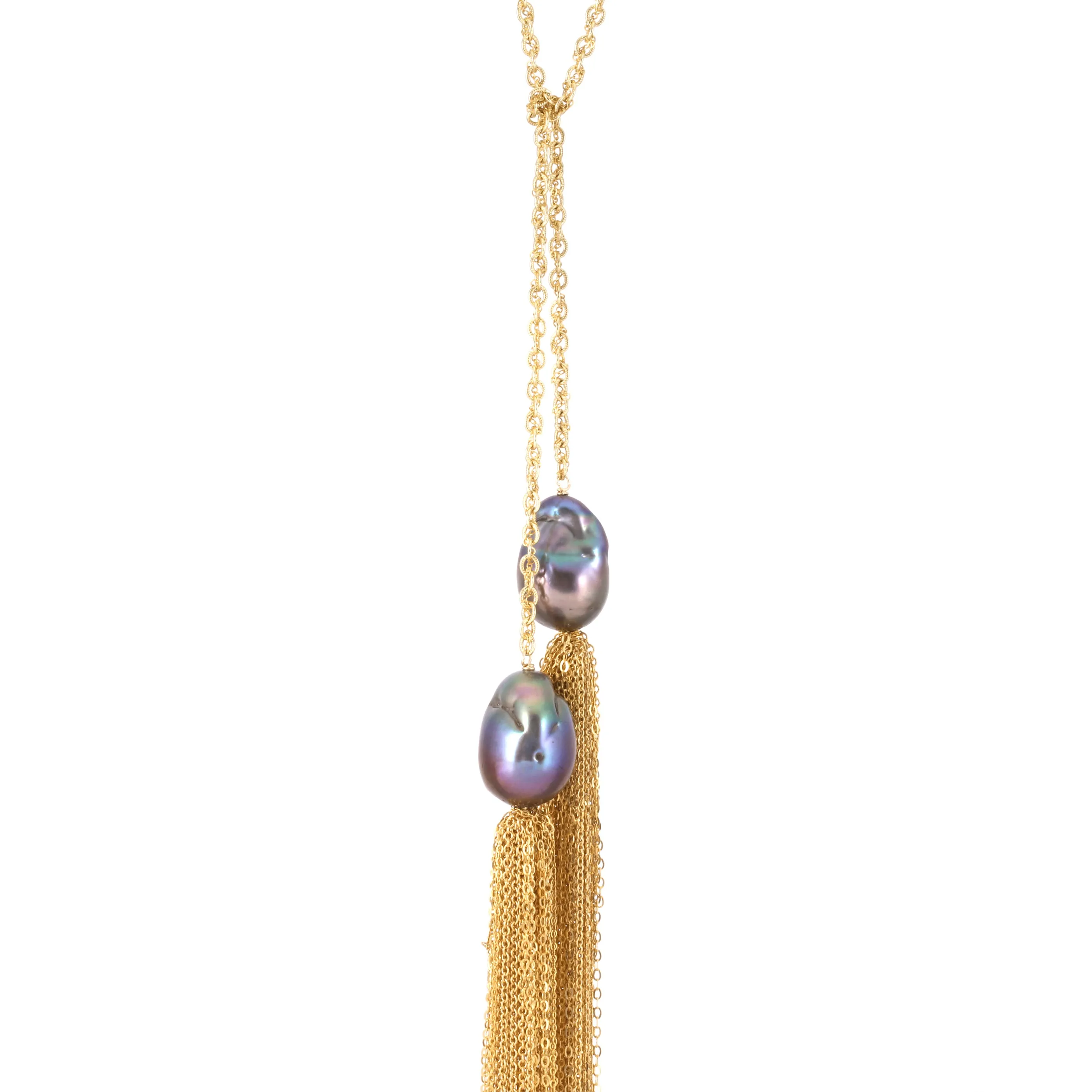 Ink Tassel Lariat