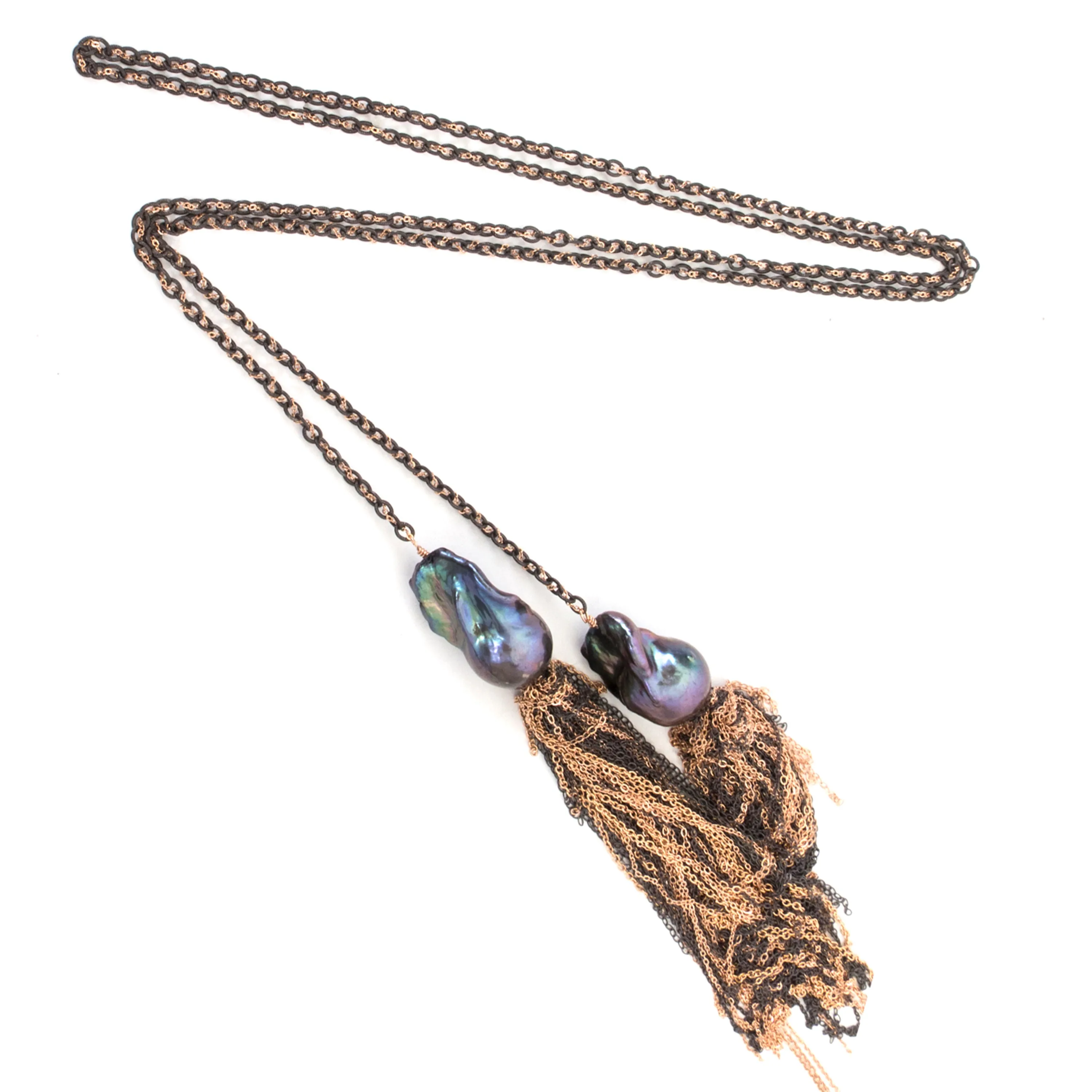 Ink Tassel Lariat