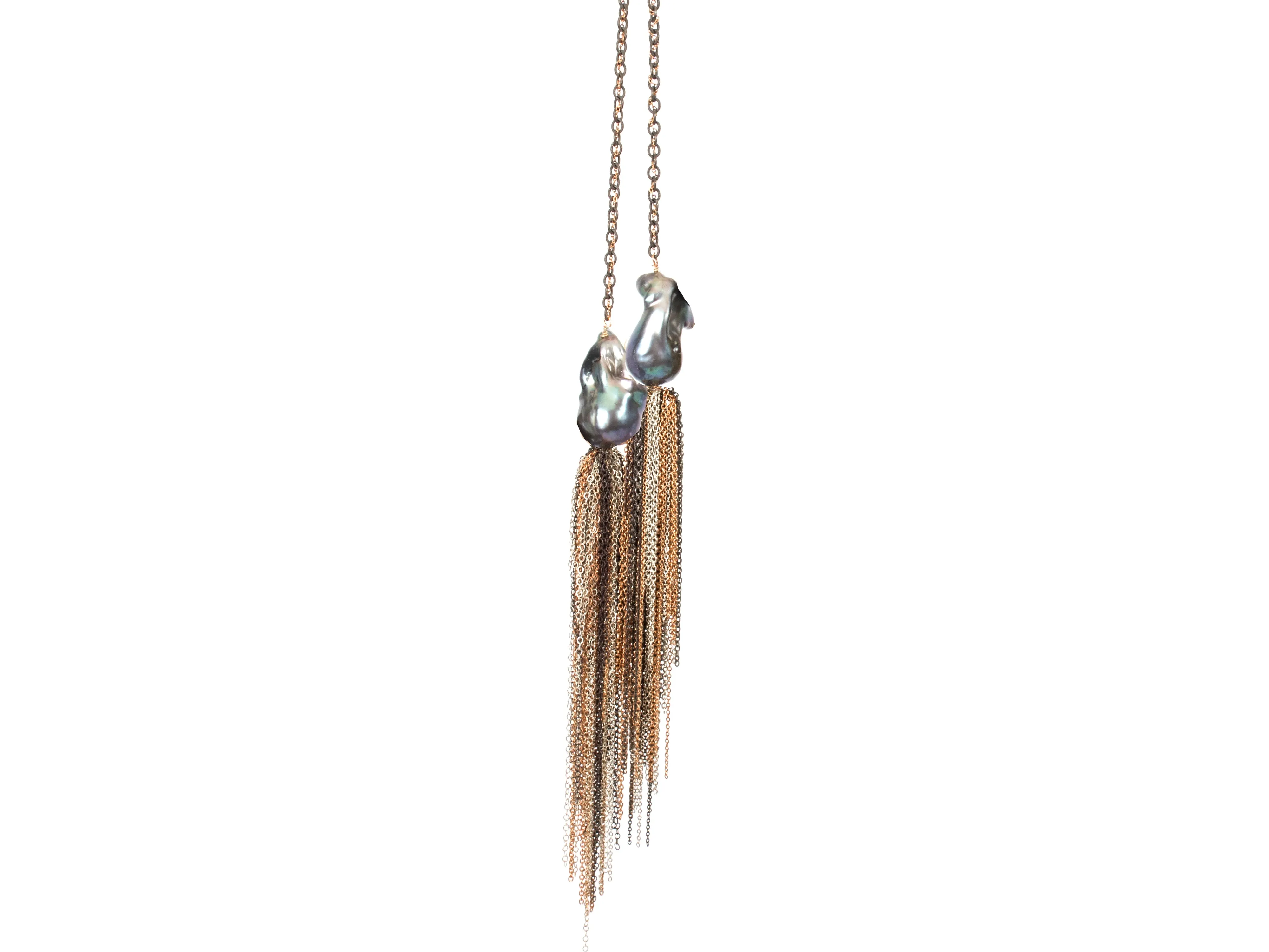 Ink Tassel Lariat