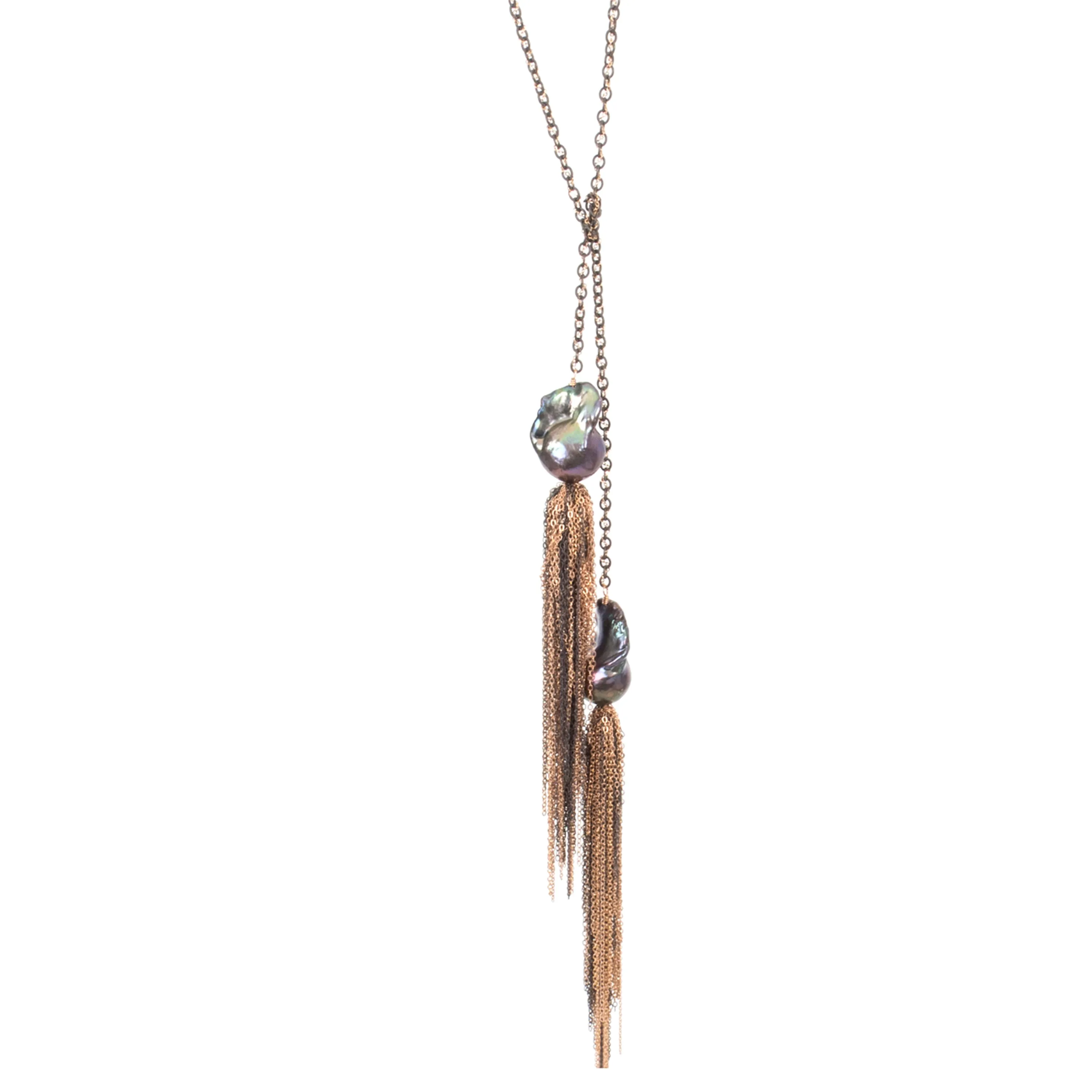 Ink Tassel Lariat