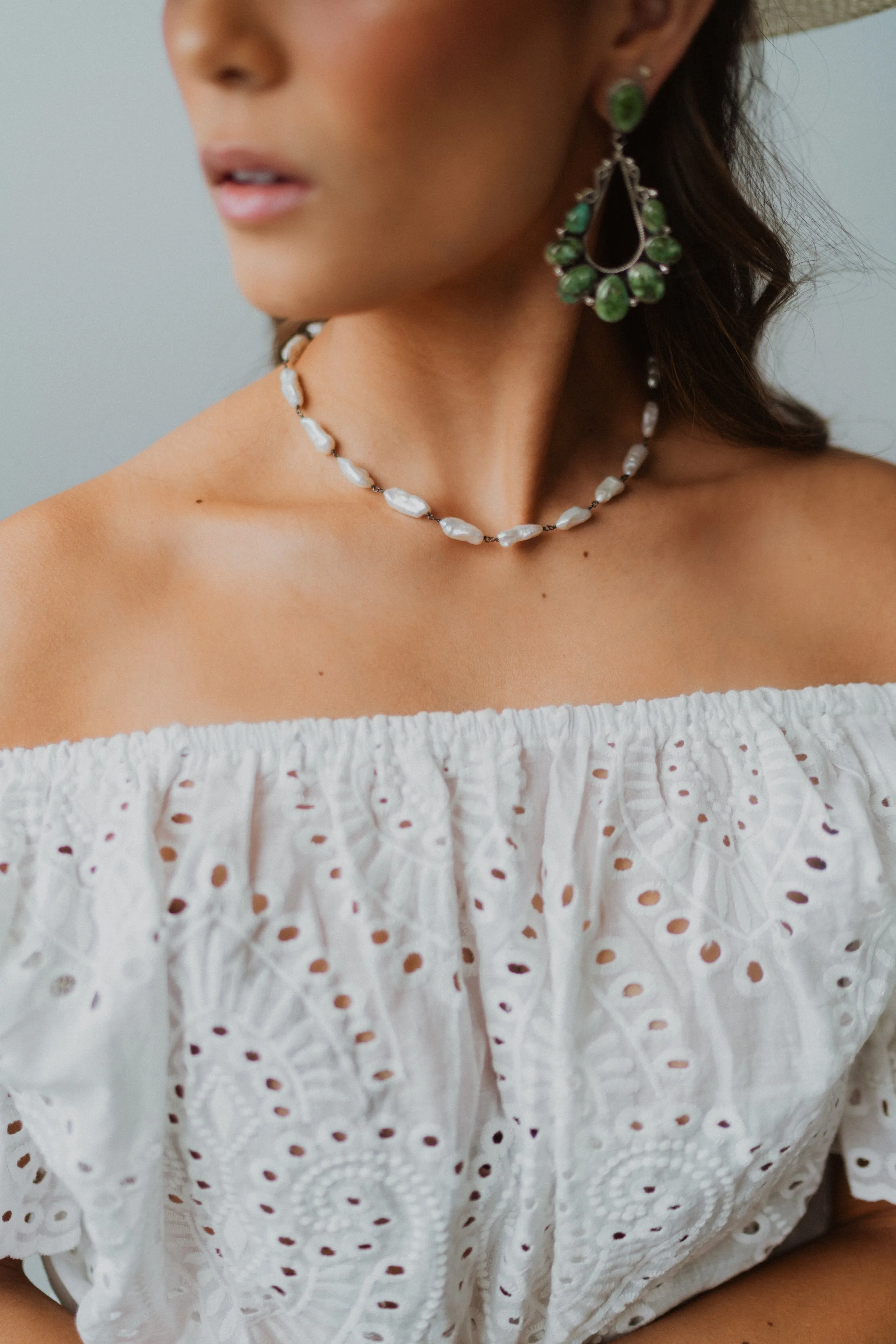 Jacey Necklace | Fresh Water Pearl
