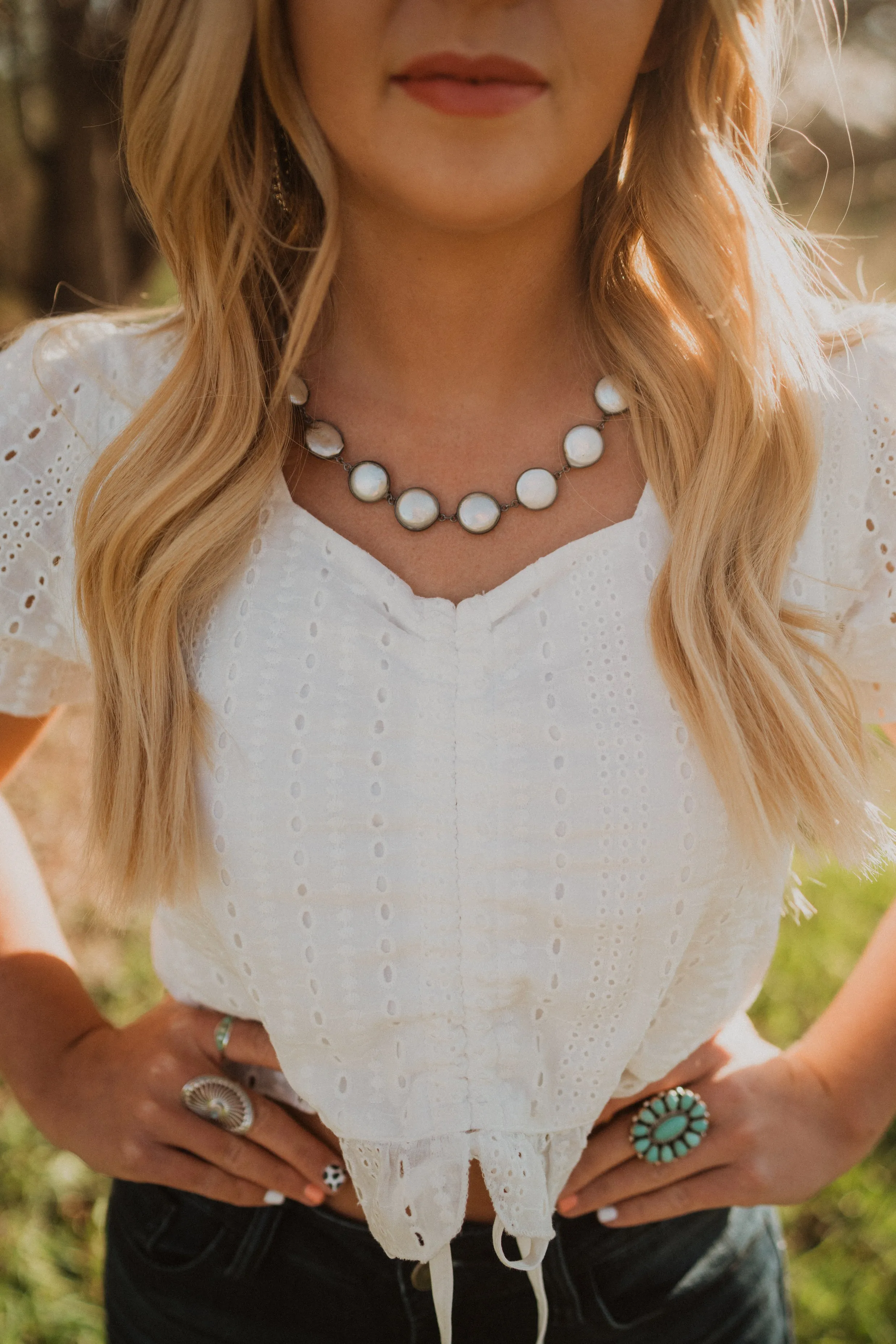 Jan Necklace | Fresh Water Pearl