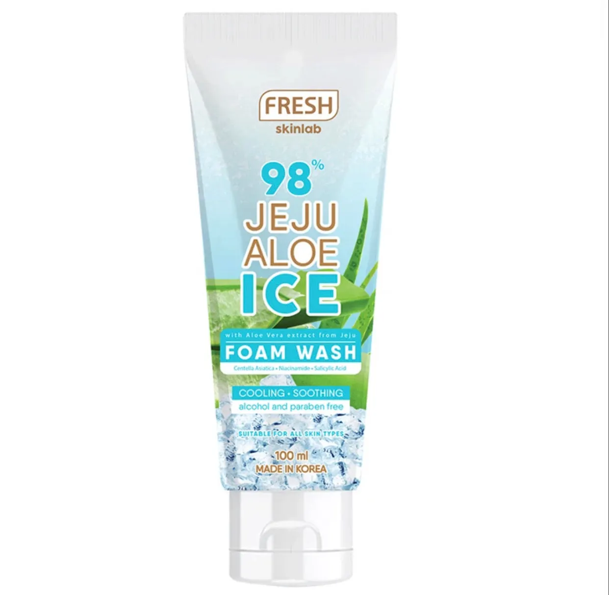 Jeju Aloe Ice Foam Wash 100ml