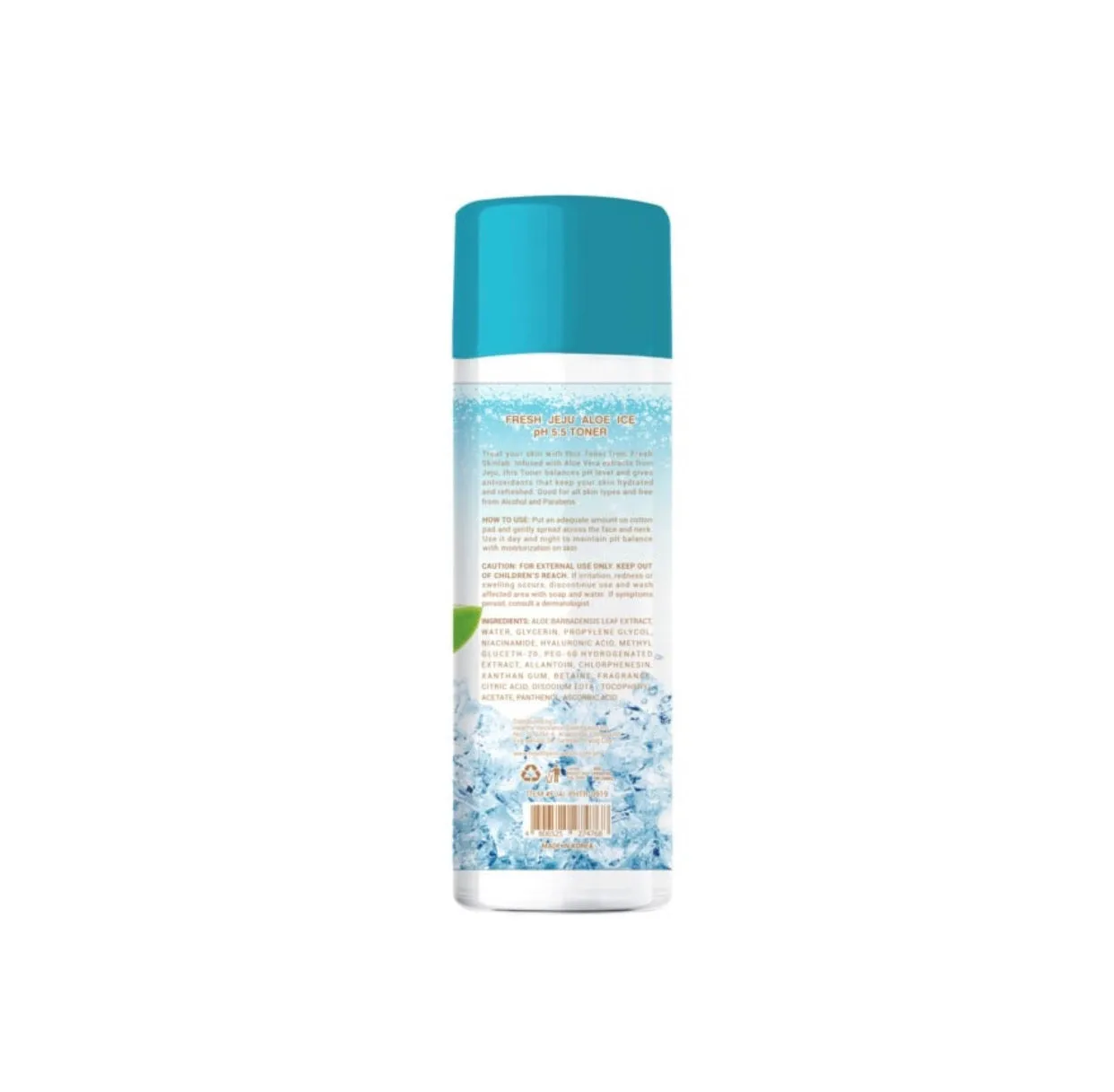 Jeju Aloe Ice Php 5.5 Toner 100ml