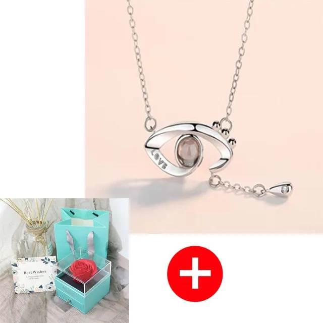 Jewelry Box Rose  Artificial Flower Birthday Girlfriend Valentines Gift