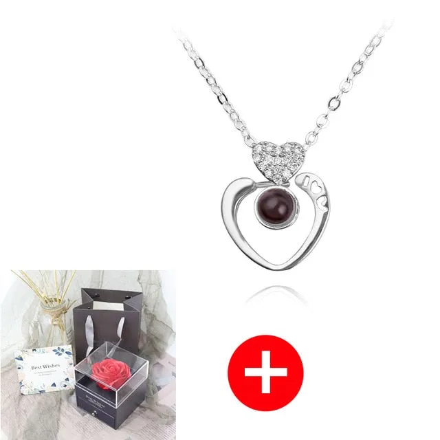 Jewelry Box Rose  Artificial Flower Birthday Girlfriend Valentines Gift