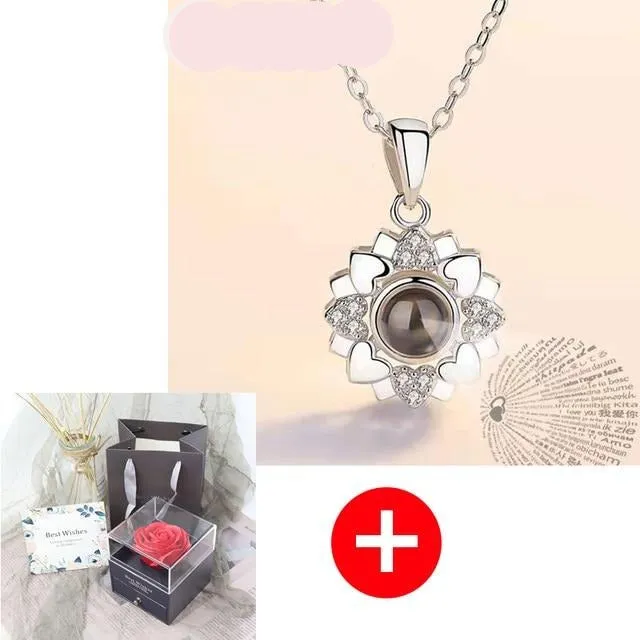 Jewelry Box Rose  Artificial Flower Birthday Girlfriend Valentines Gift