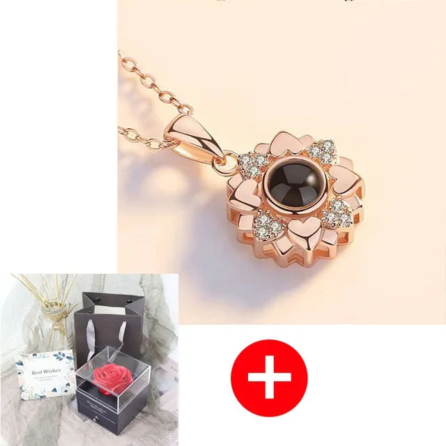 Jewelry Box Rose  Artificial Flower Birthday Girlfriend Valentines Gift