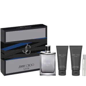 Jimmy Choo Man by Jimmy Choo for Men 3.4 oz EDT 4pc Gift Set