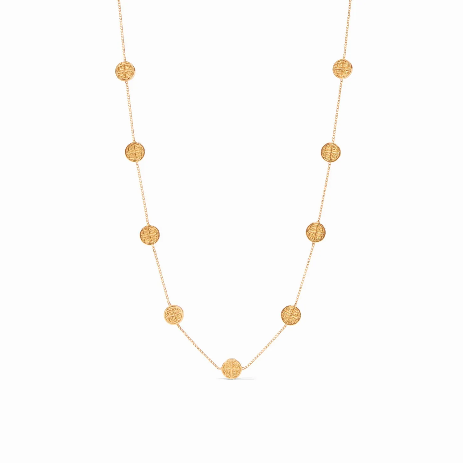 Julie Vos - Valencia Delicate Station Necklace - Gold