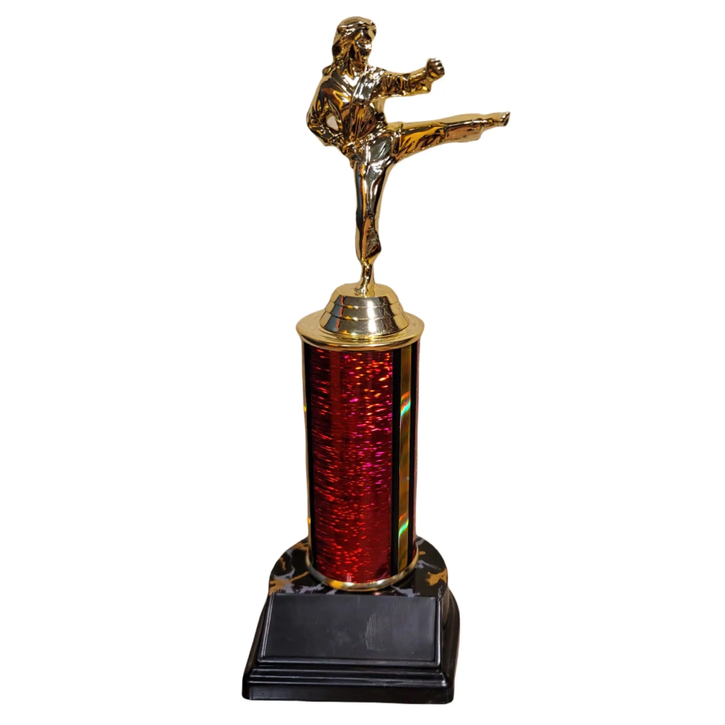 Karate Trophy - Colored Column