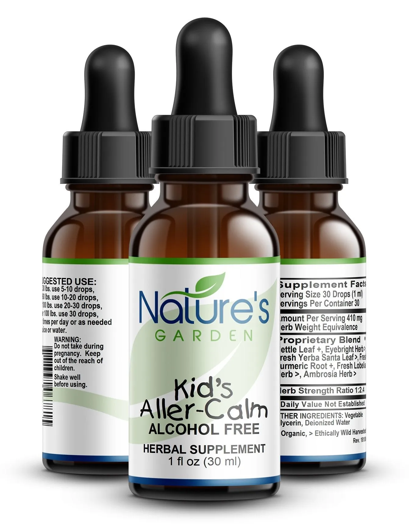 Kid's ALLER-CALM - 1 oz Liquid Herbal Formula