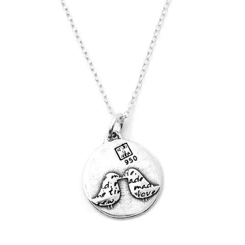 Kissing Birds Necklace (Love)-D06SM