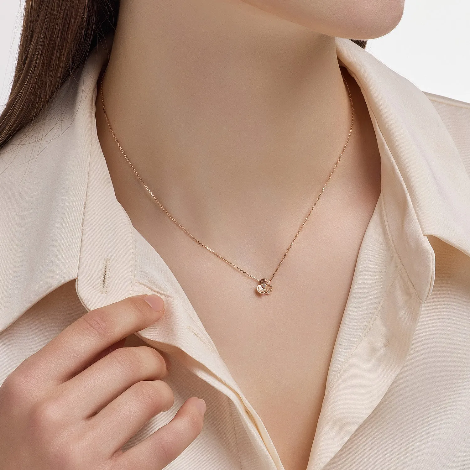 La D.D Gold Necklace JDDNR5S224S