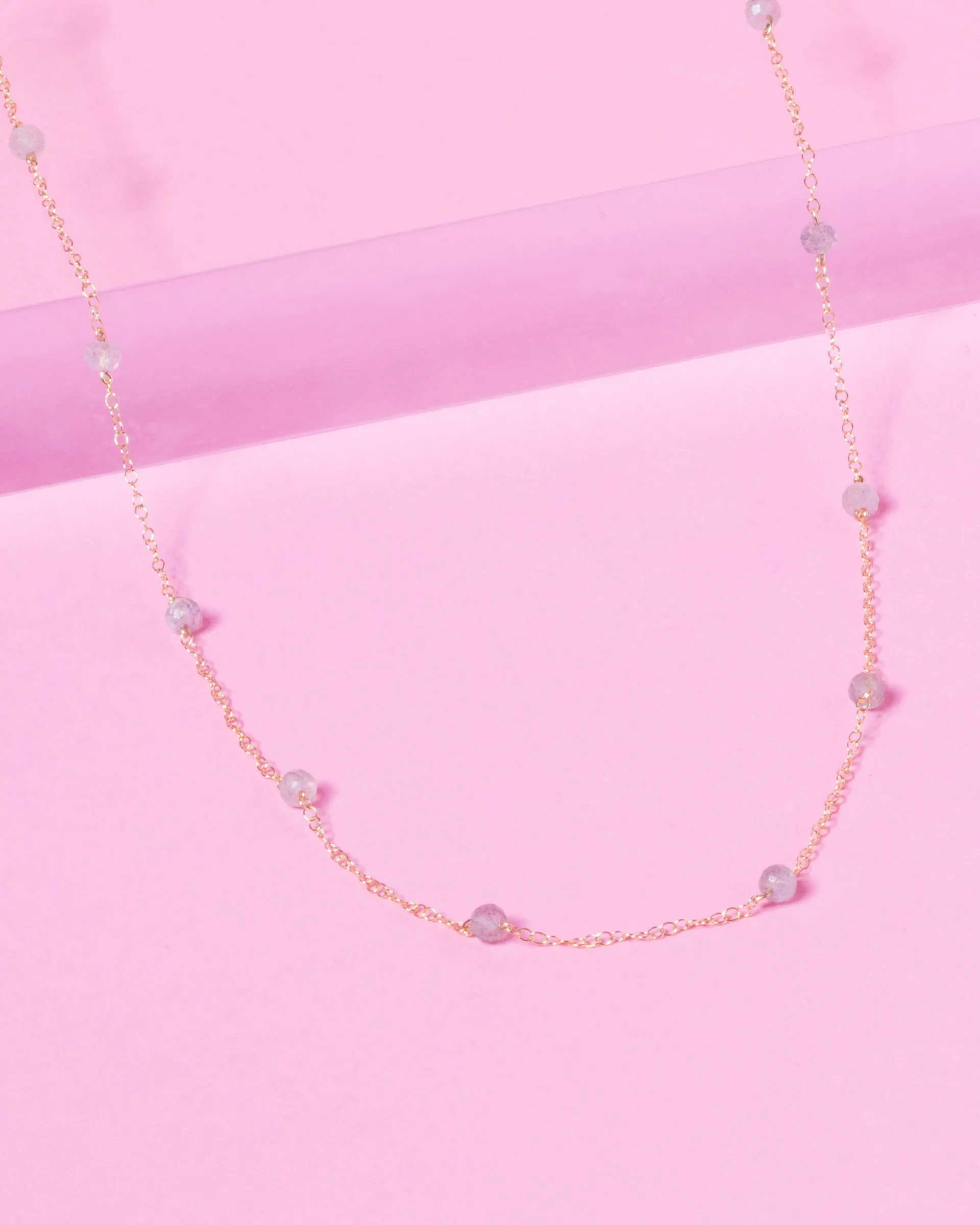 LABRADORITE KATHY 14K GOLD FILLED NECKLACE