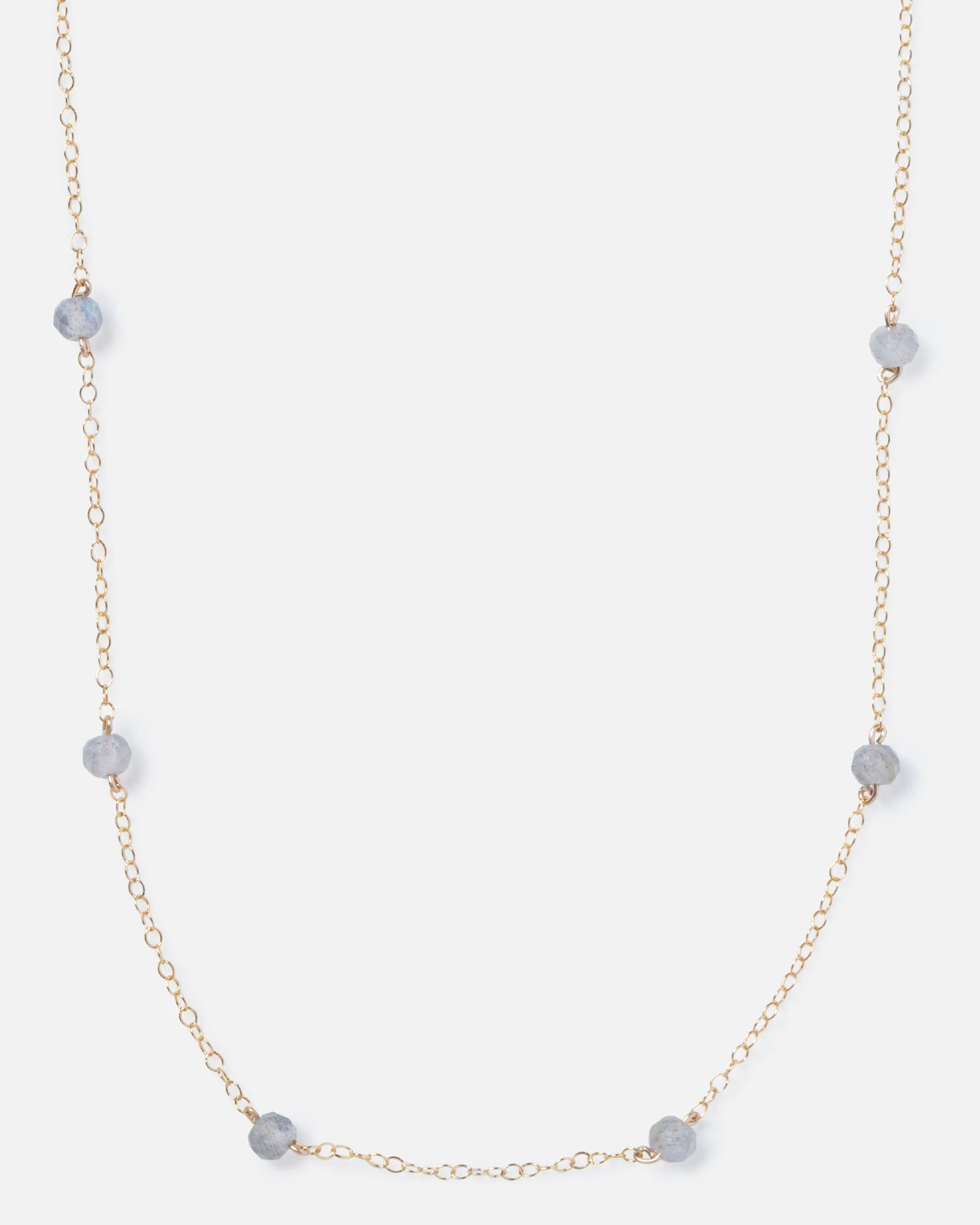 LABRADORITE KATHY 14K GOLD FILLED NECKLACE