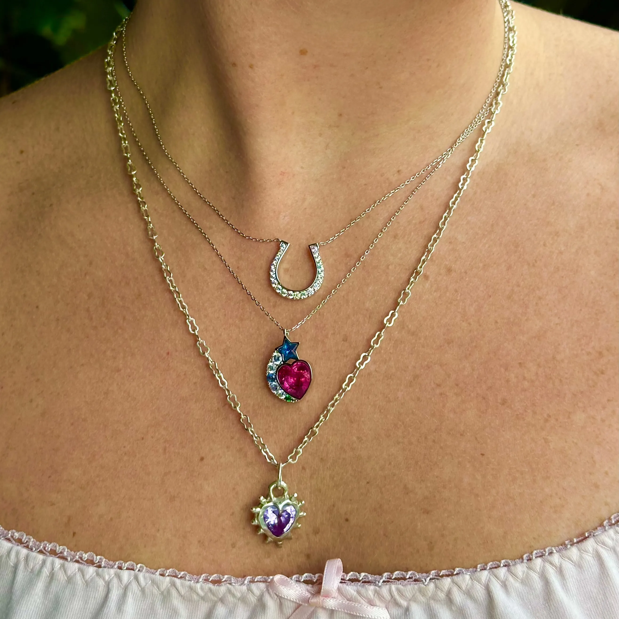 Lady Luck Necklace Silver