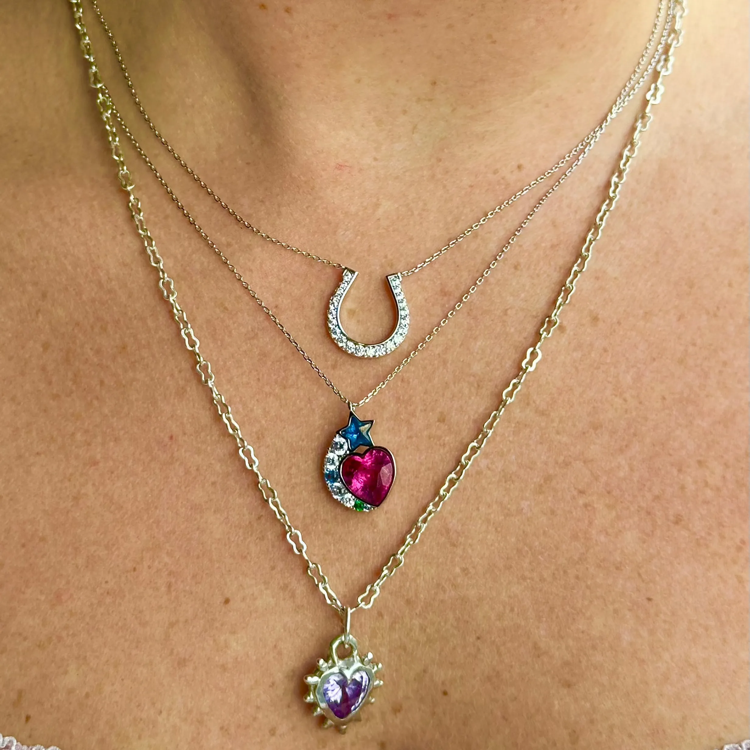 Lady Luck Necklace Silver