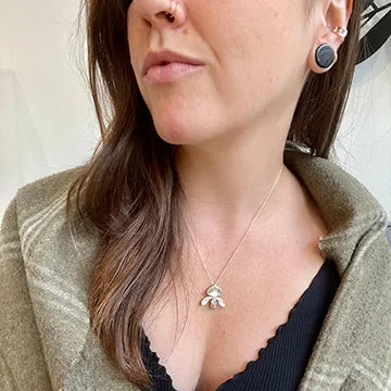 Lady Slipper Orchid Necklace