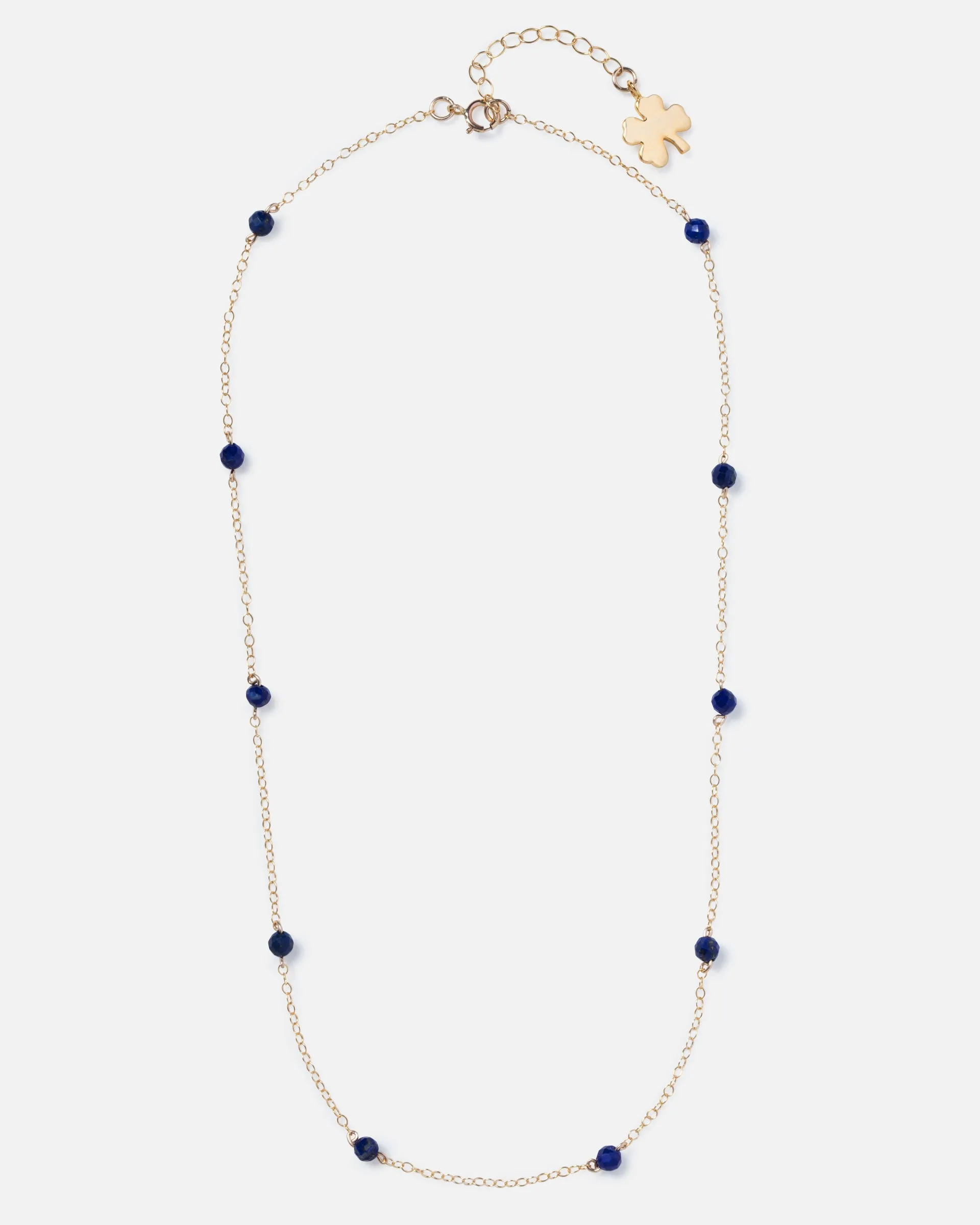 LAPIS KATHY 14K GOLD FILLED NECKLACE