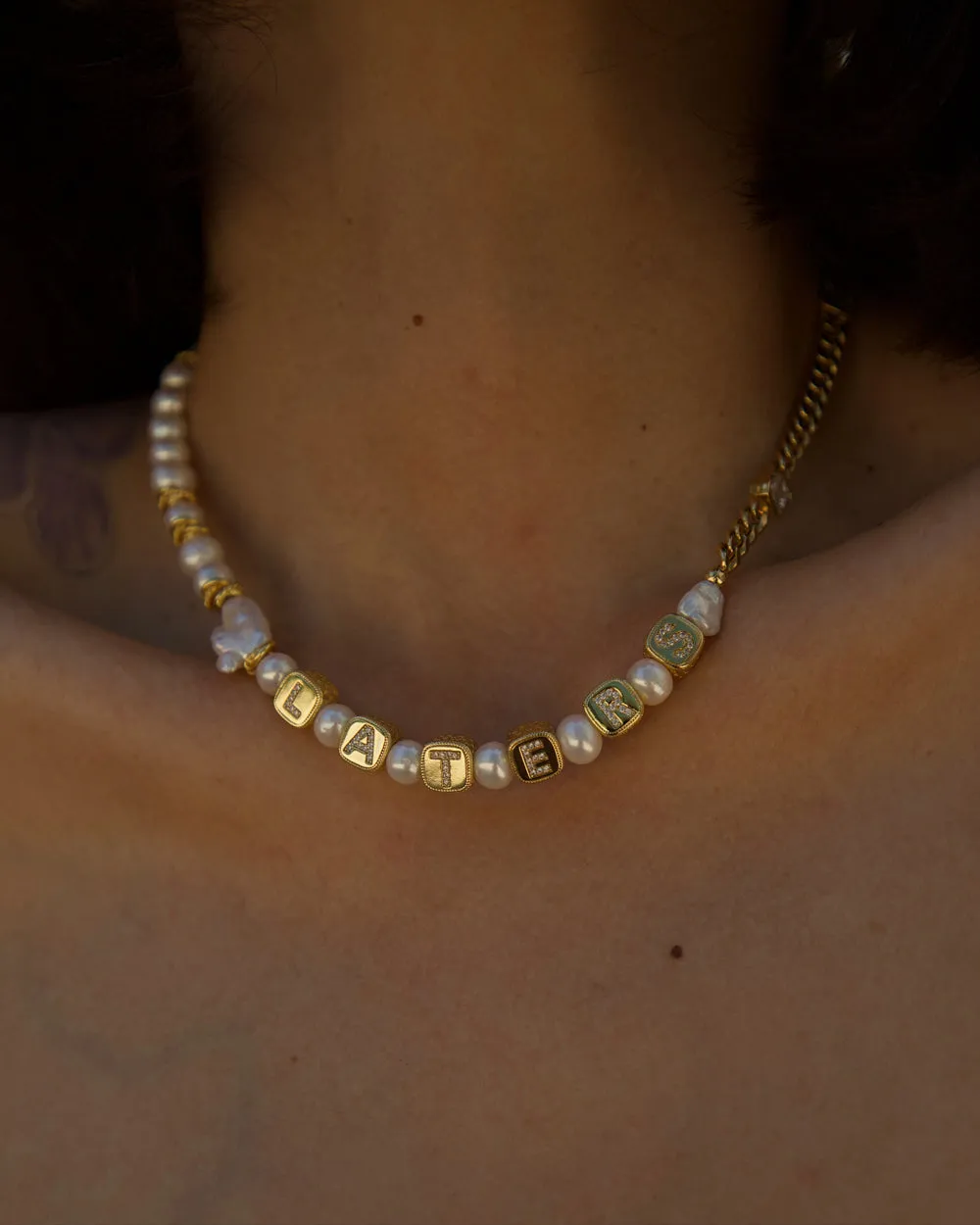 Laters Pearl Necklace