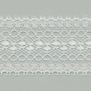Leavers Trimming Lace #01 White