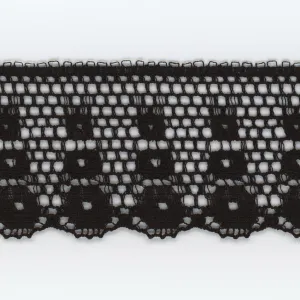 Leavers Trimming Lace #50 Black