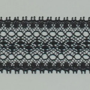 Leavers Trimming Lace #50 Black