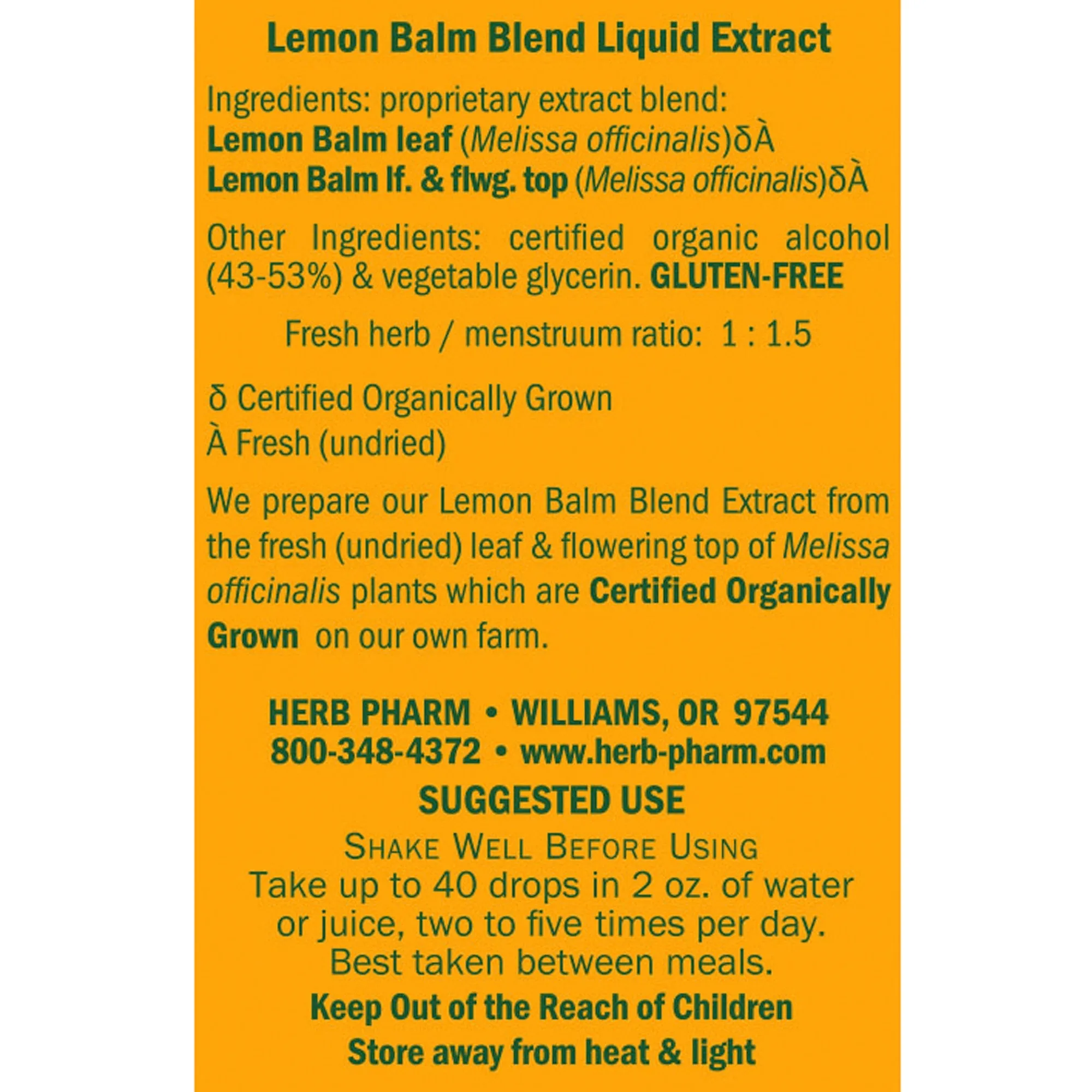 Lemon Balm Blend