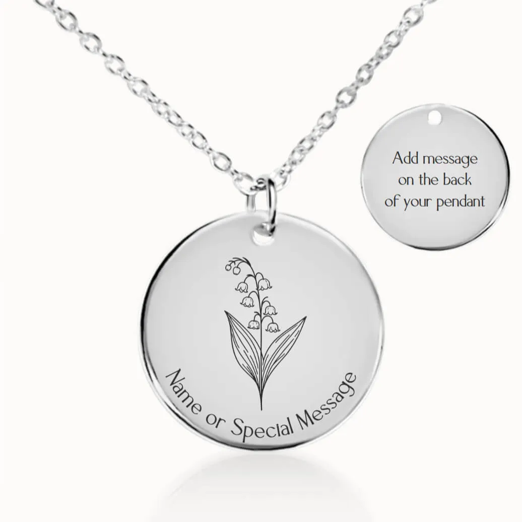 Lily of the Valley Birth Flower Necklace