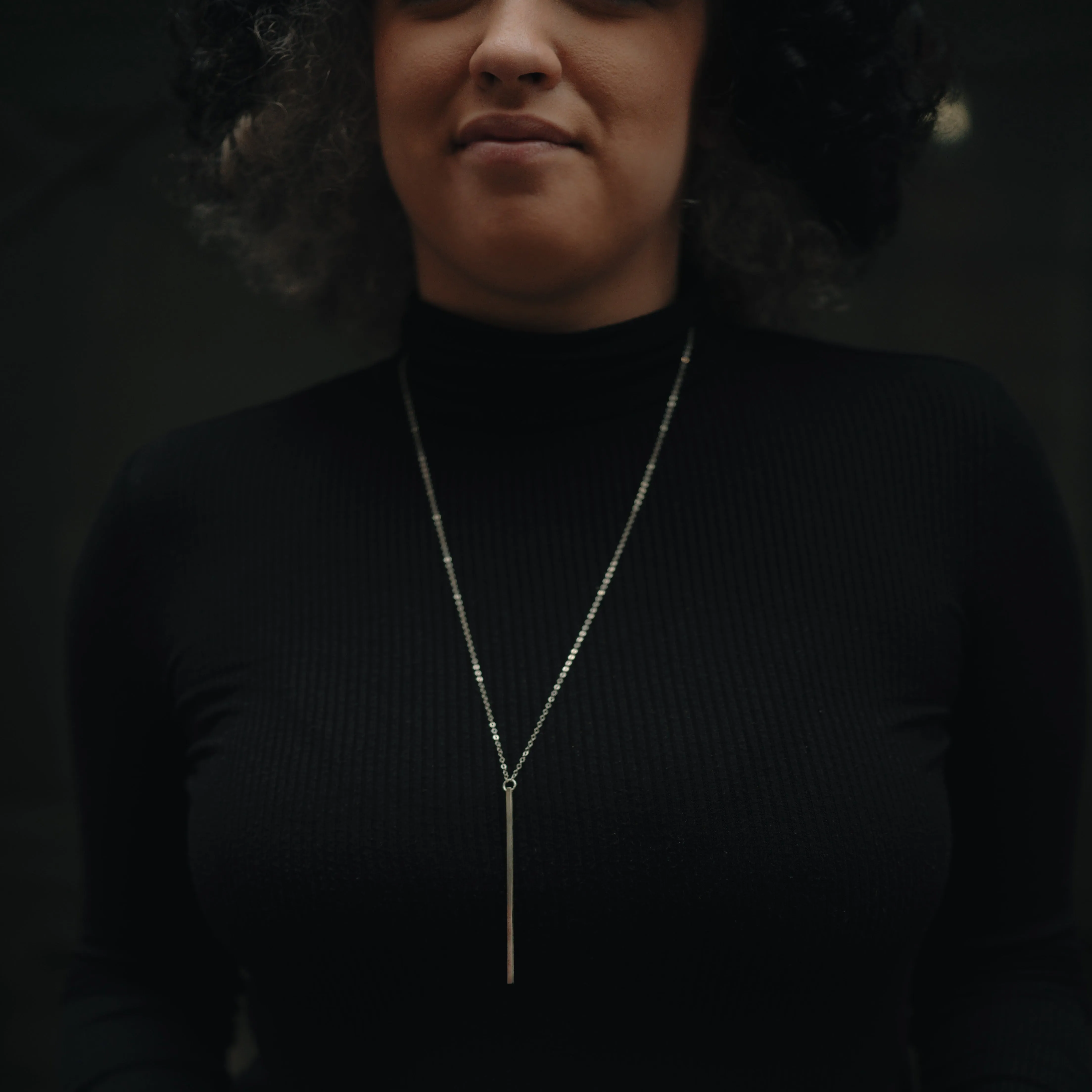 Linear Bar Necklace - Choose Your Metal