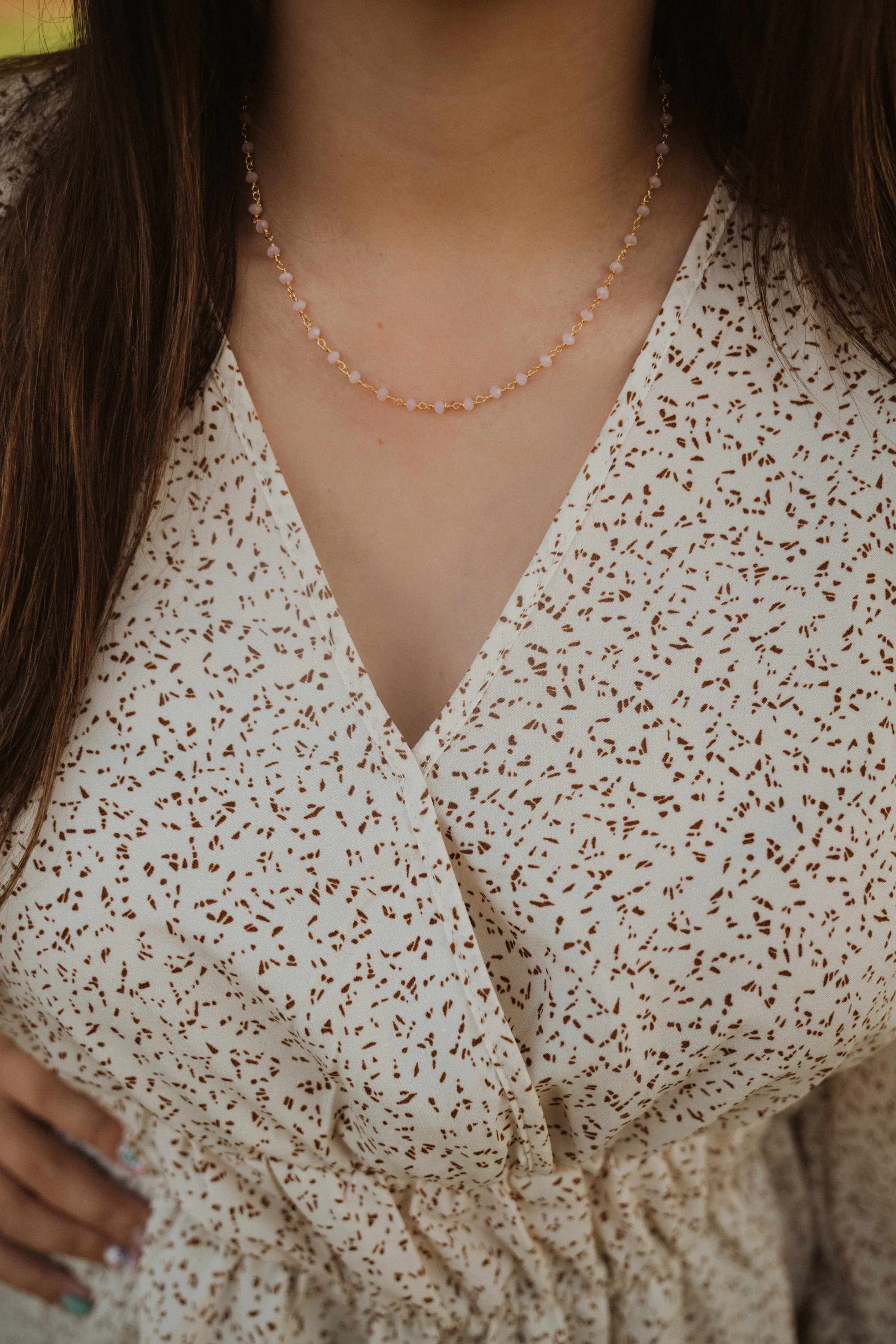 Mae Necklace | Rose   Gold