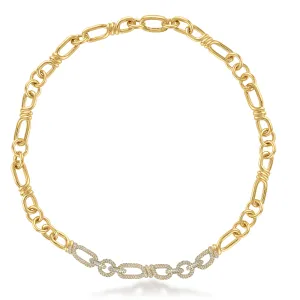 Mara Twist Diamond Necklace