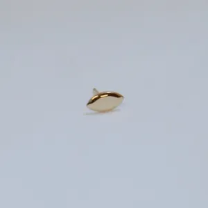 Marquise Gem Stud Earring - Solid 14kt