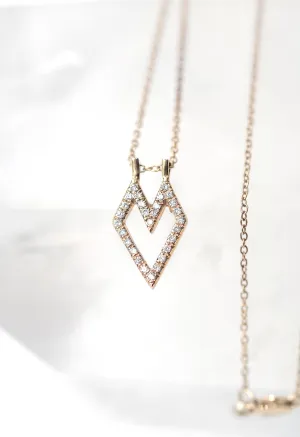 Medium Gothic Heart Necklace