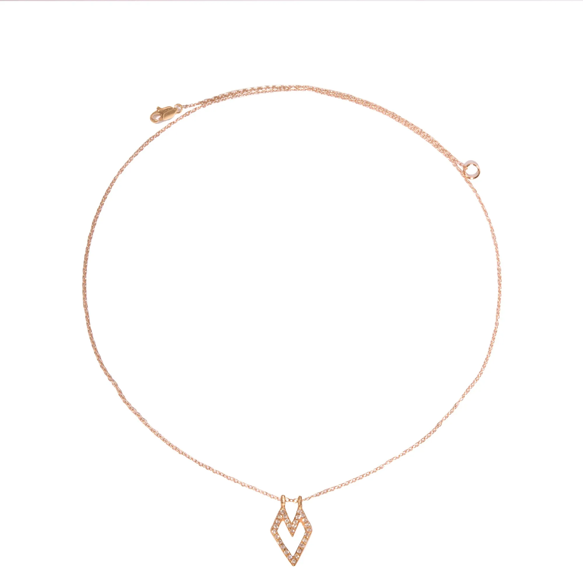 Medium Gothic Heart Necklace