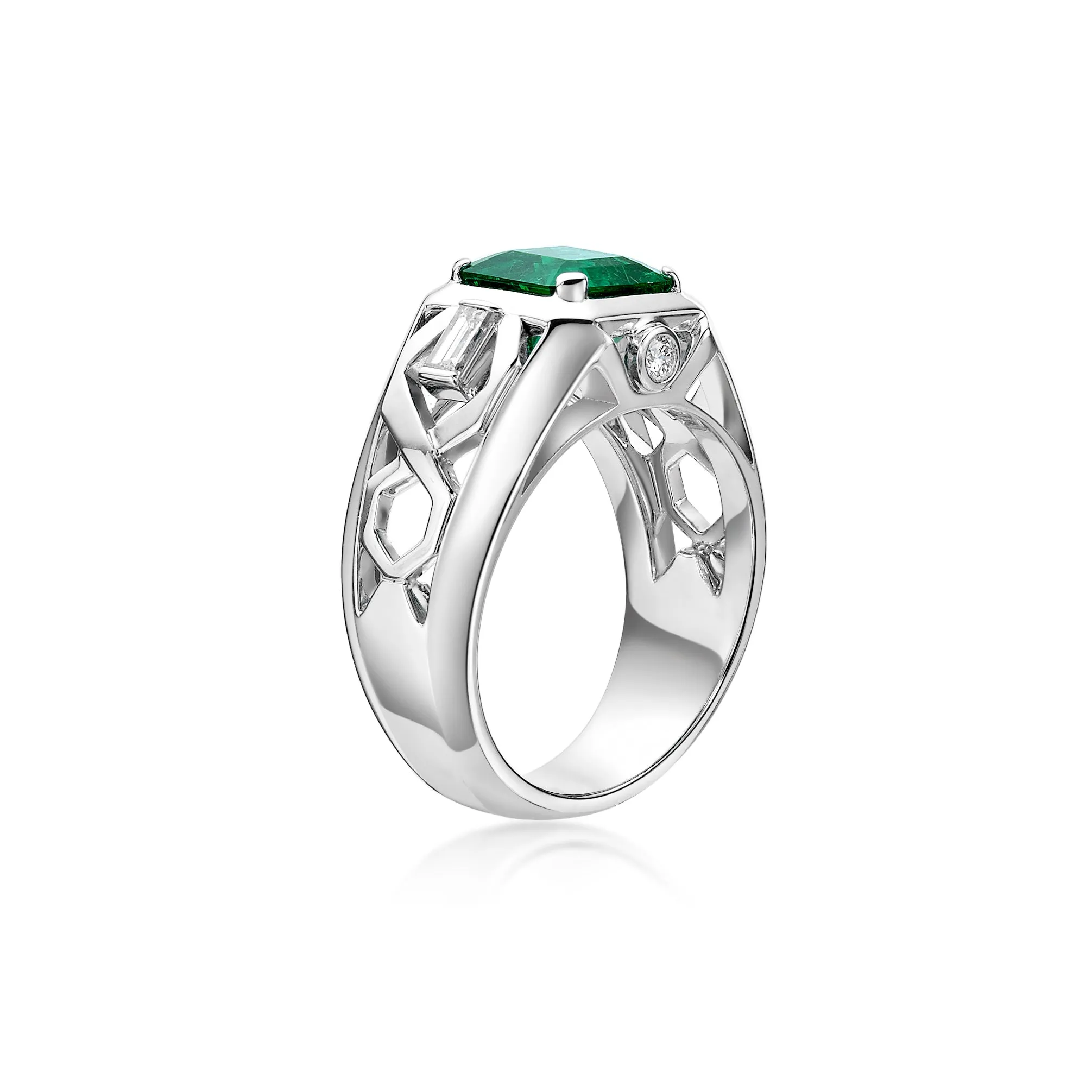 Men's Emerald Ring