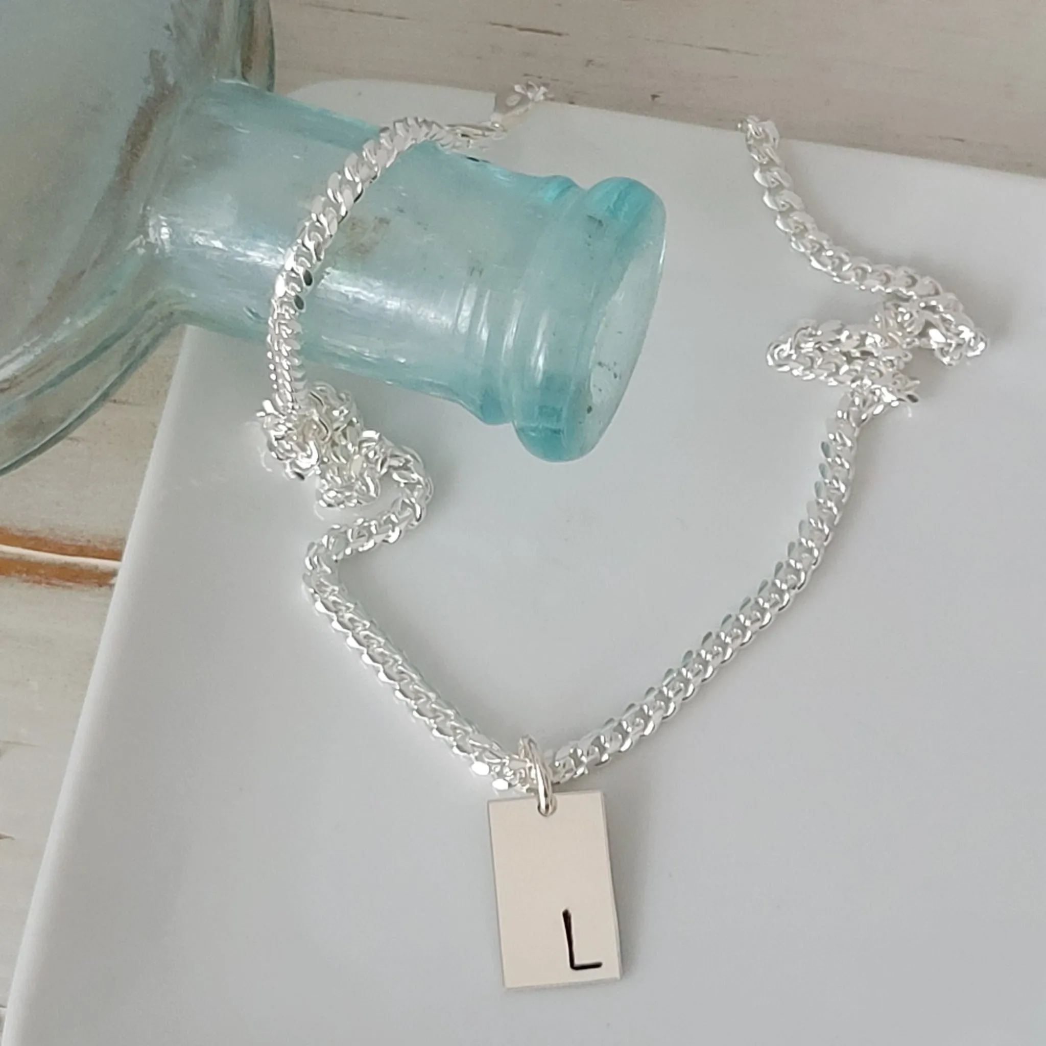 Men's Solid Silver Cuban Chain Necklace - Multiple Lengths