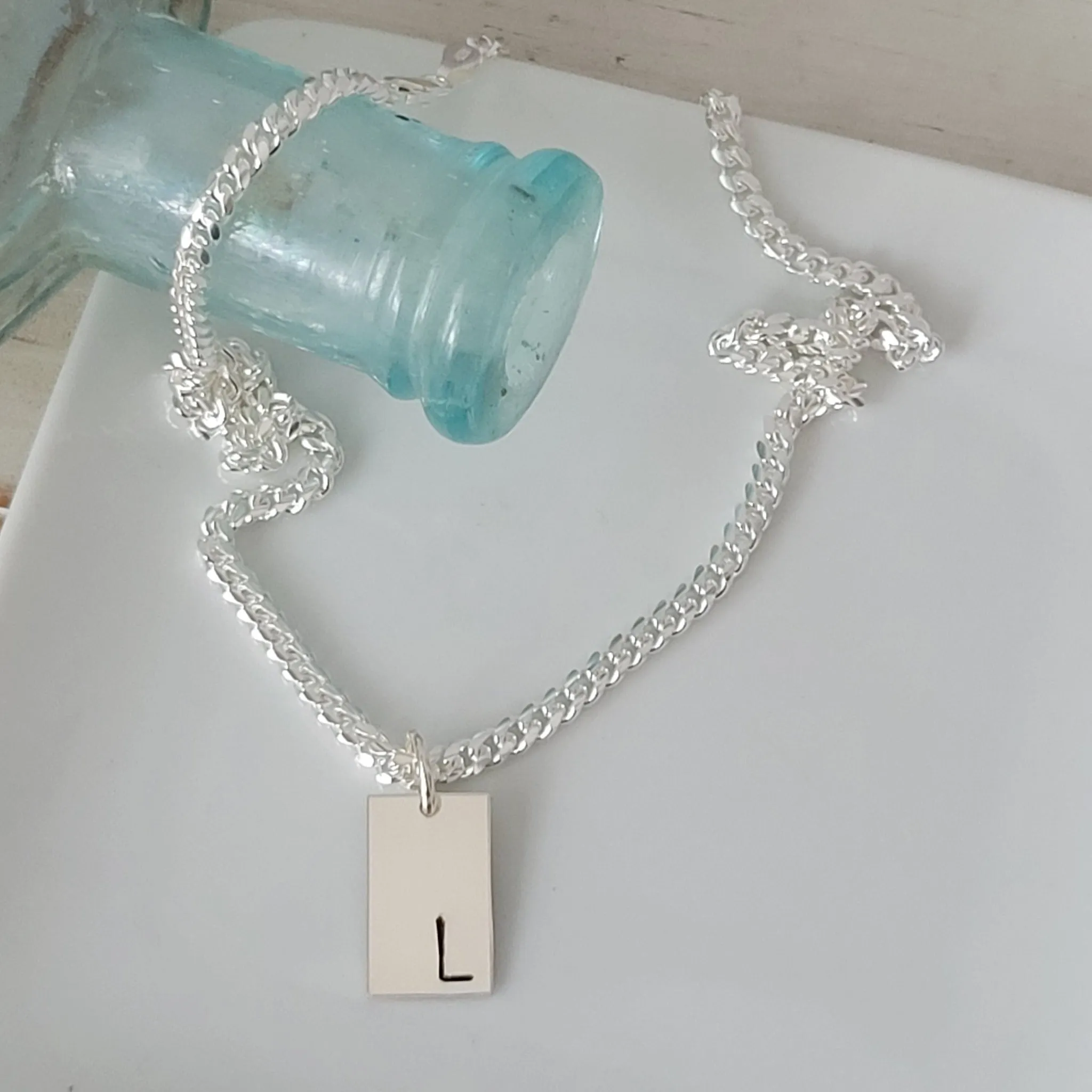 Men's Solid Silver Cuban Chain Necklace - Multiple Lengths