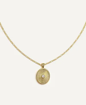Mia Round Pendant Necklace