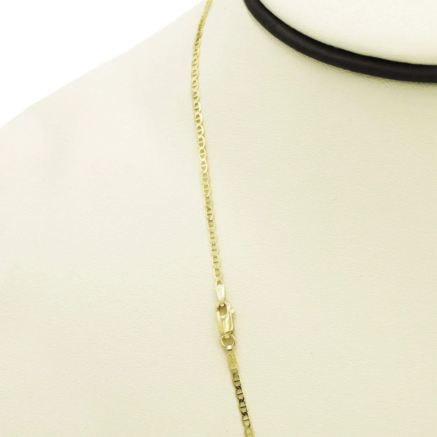 Micro Mariner Link Chain in 10K Yellow Gold