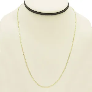 Micro Mariner Link Chain in 10K Yellow Gold