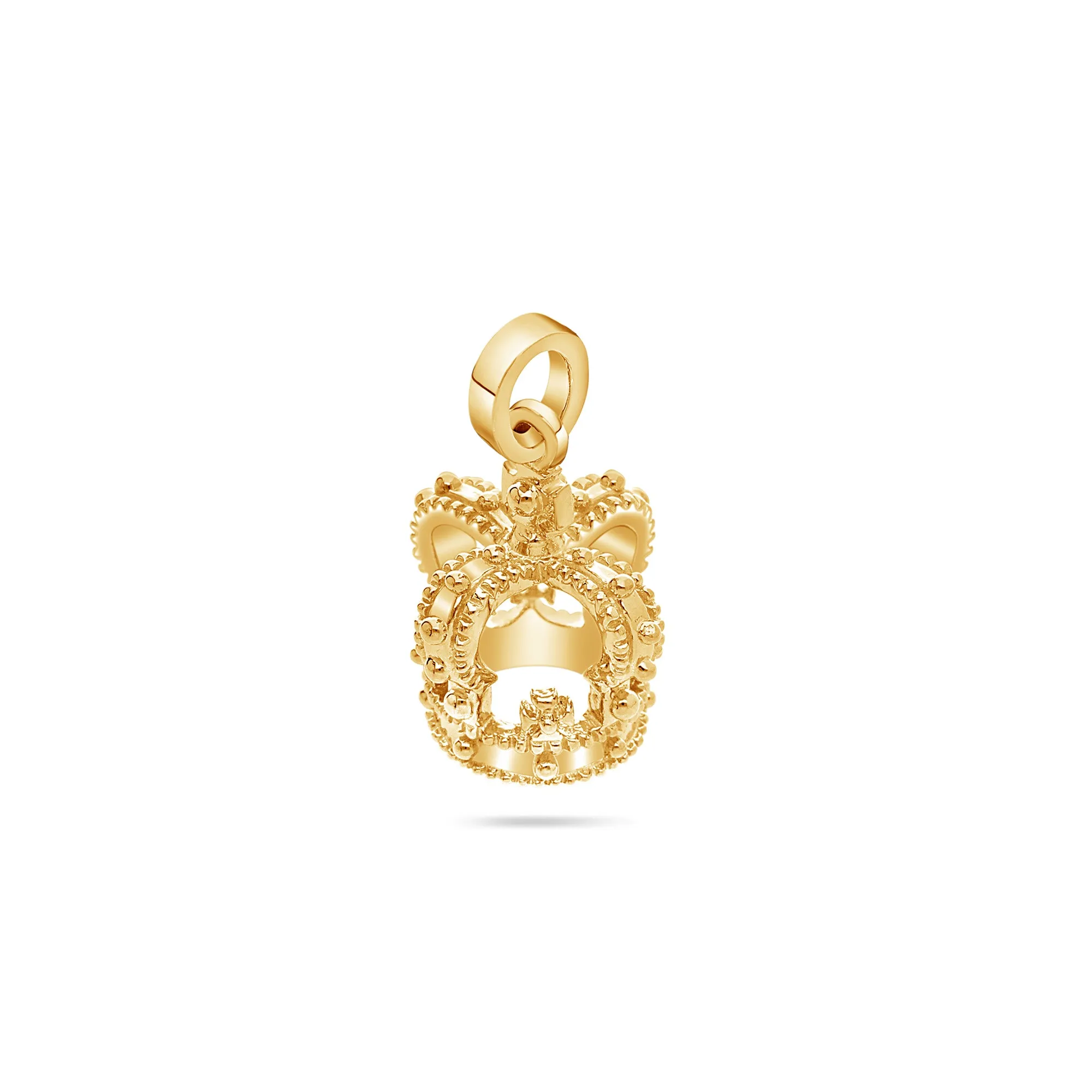 Micro Royal King's Crown Piece (Solid Gold)