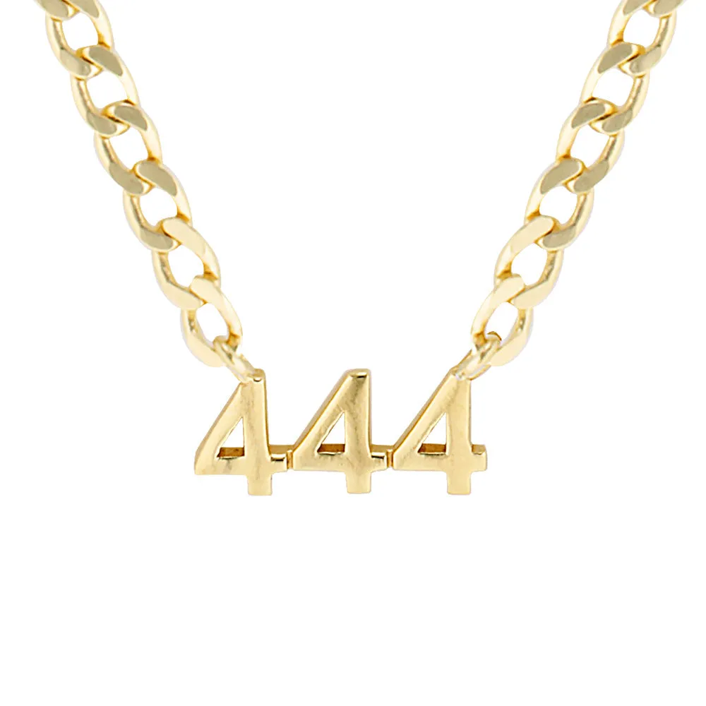 MINI BLOCK NAME NECKLACE -Solid Gold