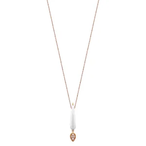 MINI DROP NECKLACE IN WHITE